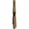 Ekena Millwork Davenport Rough Sawn Timber Gable Bracket, Western Red Cedar, 96"W x 24"H x 2"D x 6"F, 6/12 Pitch GBW096X24X0206DAV00RWR - alternate 4